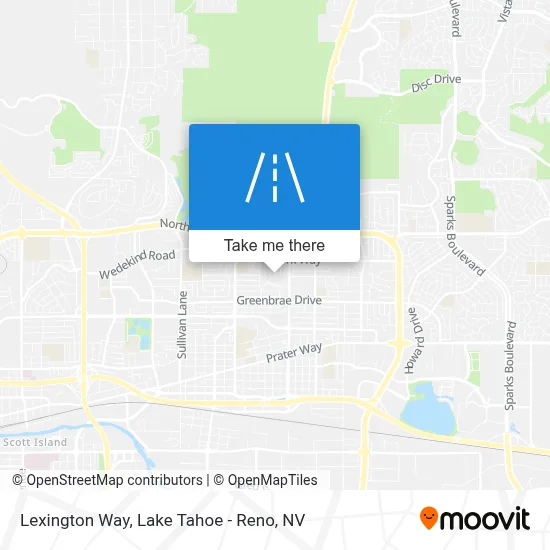 Lexington Way map