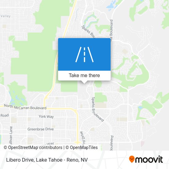 Libero Drive map