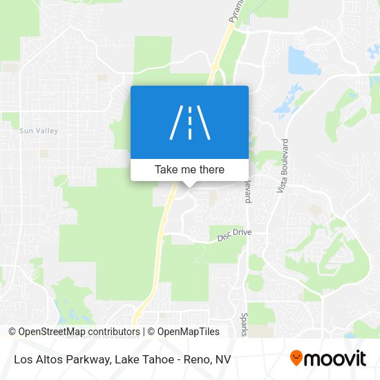 Los Altos Parkway map