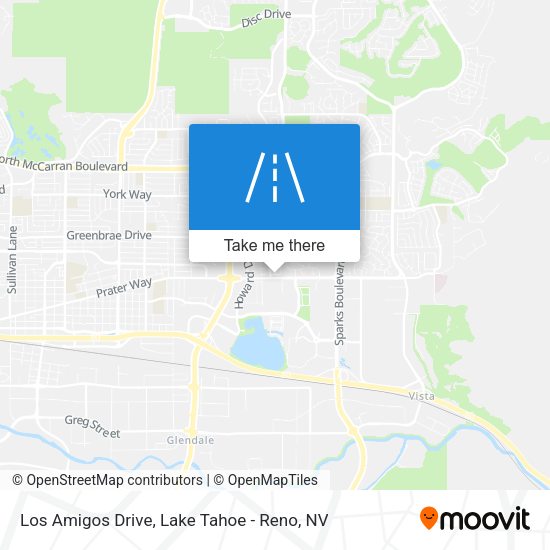 Mapa de Los Amigos Drive