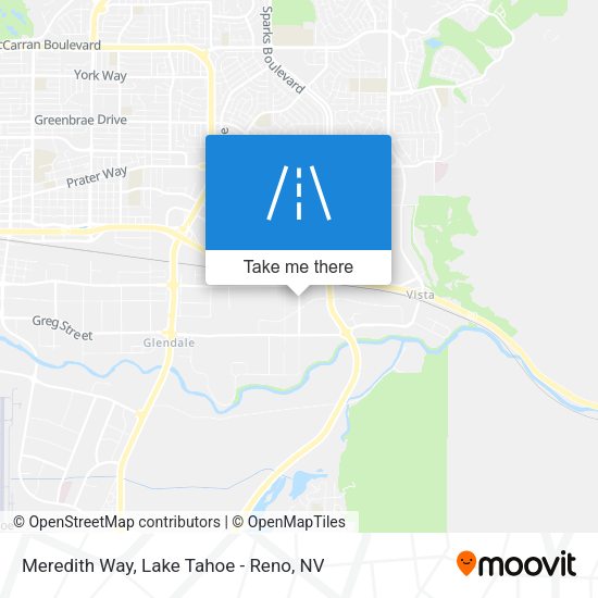 Meredith Way map