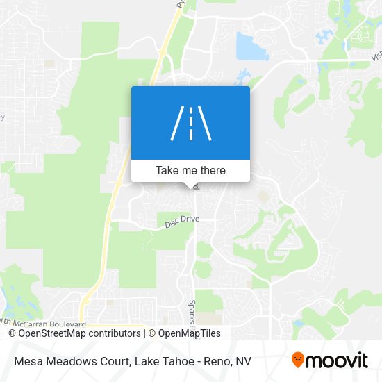 Mapa de Mesa Meadows Court
