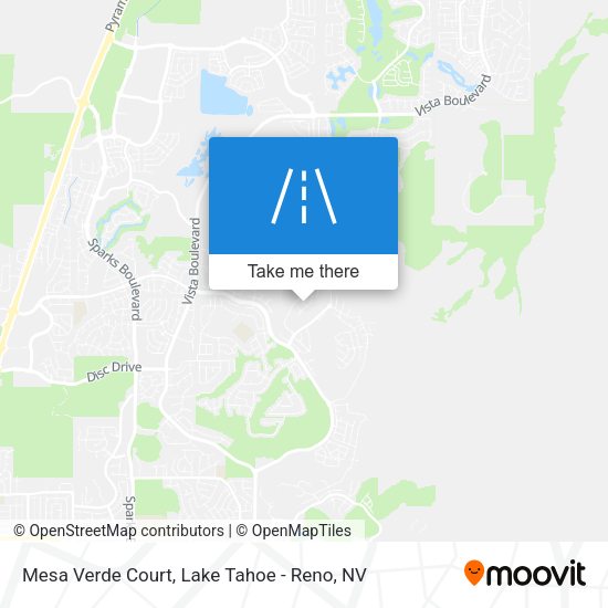 Mesa Verde Court map
