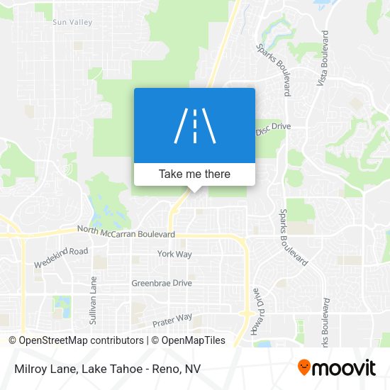 Mapa de Milroy Lane