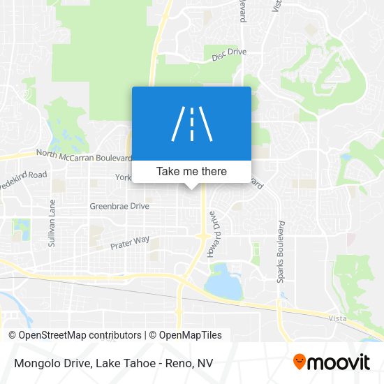 Mongolo Drive map