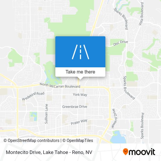 Montecito Drive map