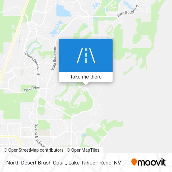 North Desert Brush Court map