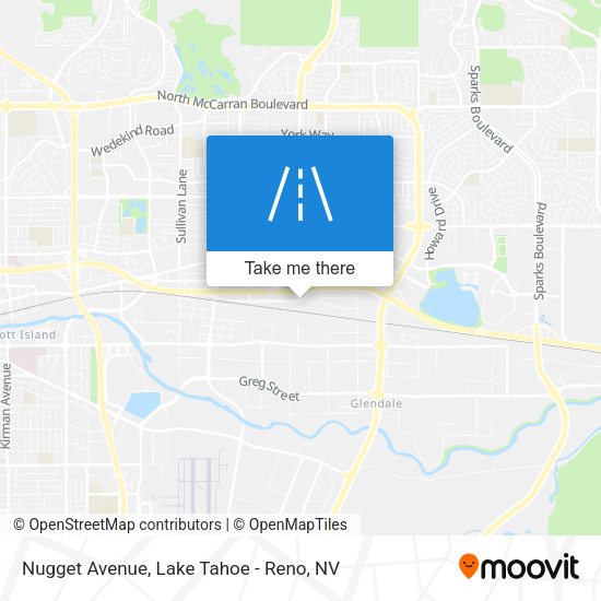 Mapa de Nugget Avenue