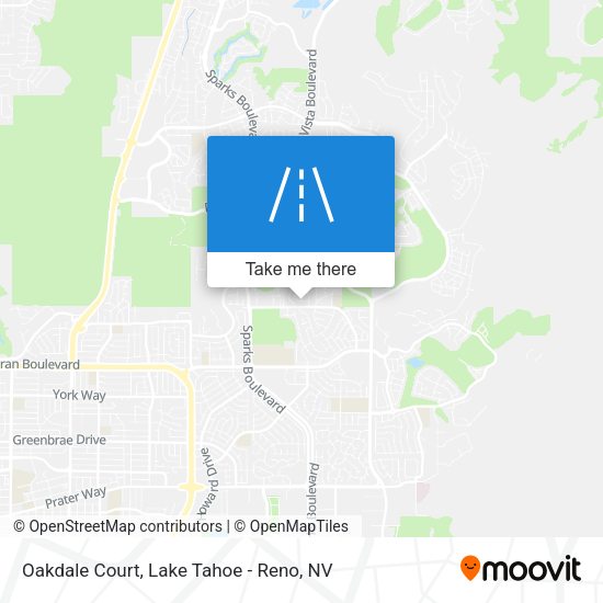 Mapa de Oakdale Court