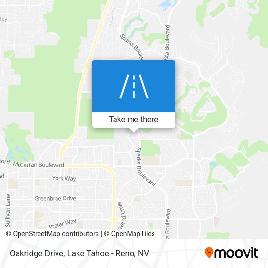 Oakridge Drive map