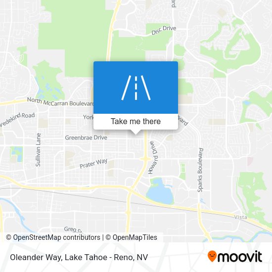 Oleander Way map