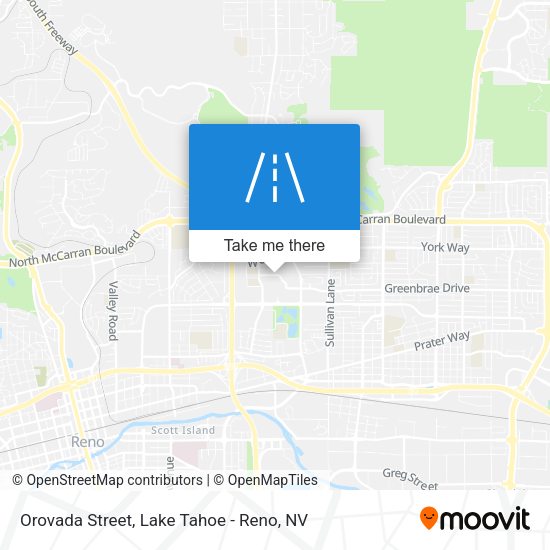 Orovada Street map