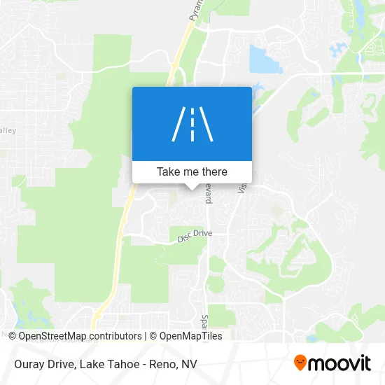 Ouray Drive map