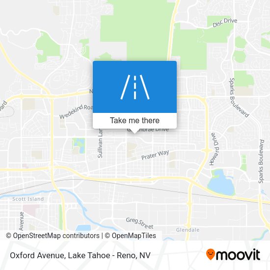 Oxford Avenue map