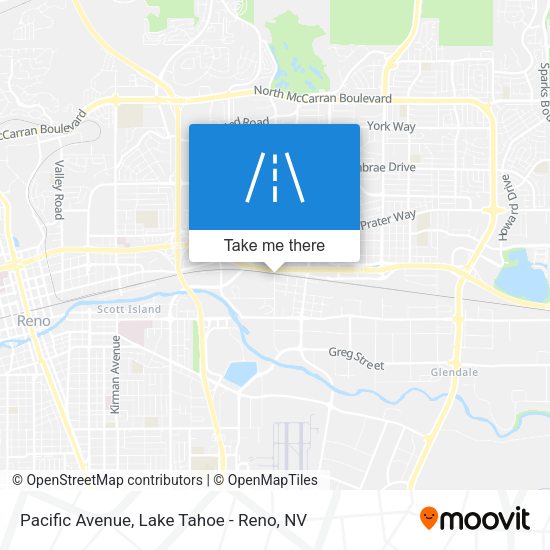 Pacific Avenue map