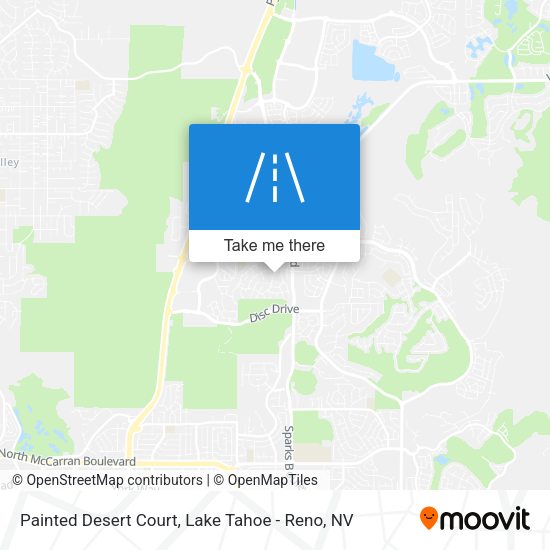 Painted Desert Court map