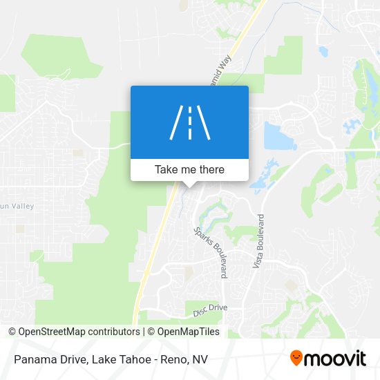 Panama Drive map