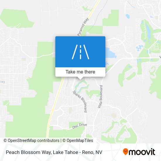 Peach Blossom Way map