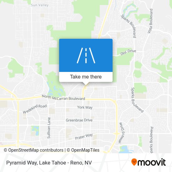 Pyramid Way map