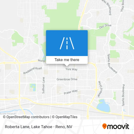 Roberta Lane map
