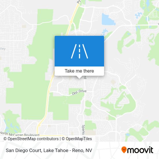 San Diego Court map