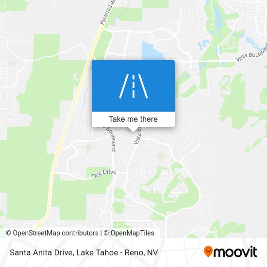 Mapa de Santa Anita Drive