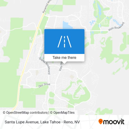 Santa Lupe Avenue map