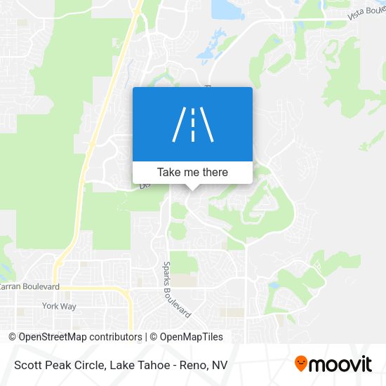 Scott Peak Circle map