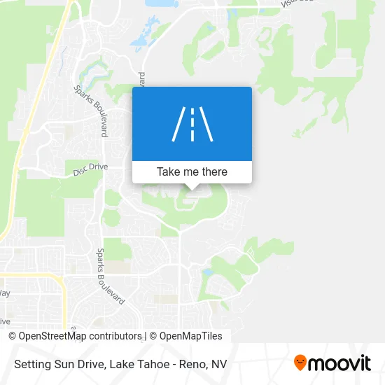 Setting Sun Drive map