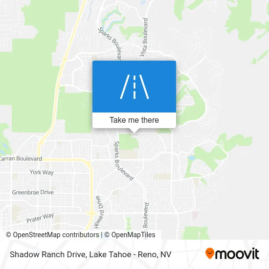 Shadow Ranch Drive map