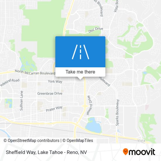 Sheffield Way map
