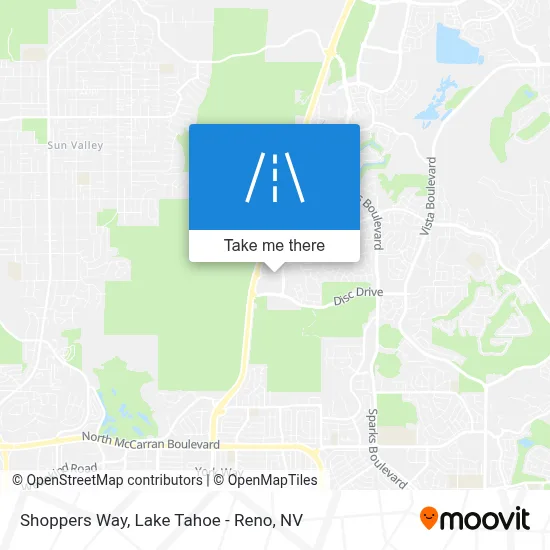 Shoppers Way map