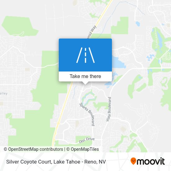 Mapa de Silver Coyote Court