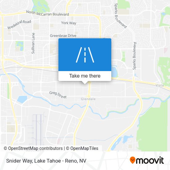 Snider Way map