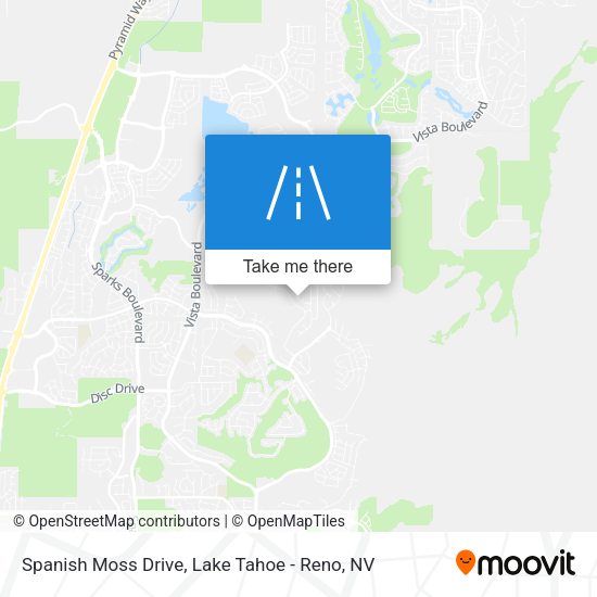 Spanish Moss Drive map