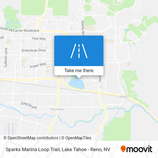 Mapa de Sparks Marina Loop Trail