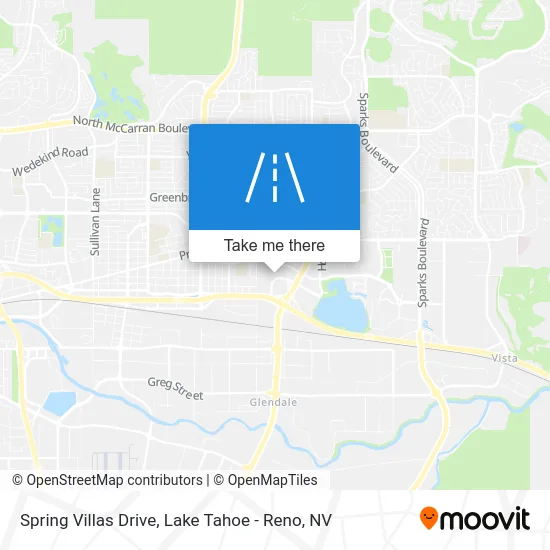 Spring Villas Drive map