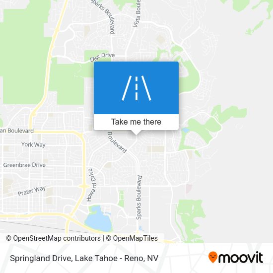 Springland Drive map