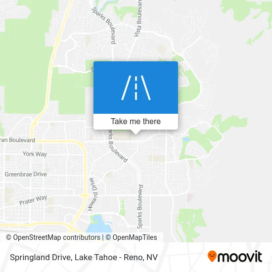 Springland Drive map