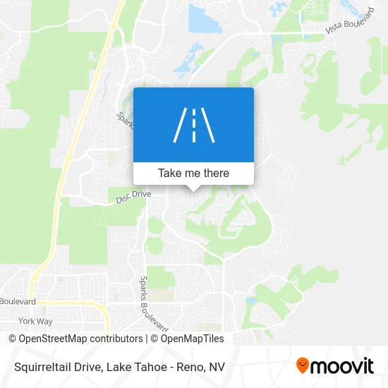 Squirreltail Drive map