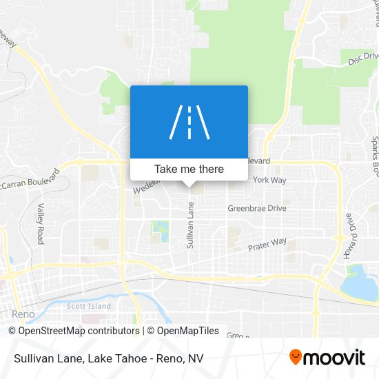 Sullivan Lane map