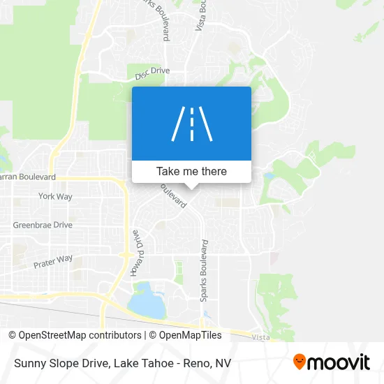 Sunny Slope Drive map