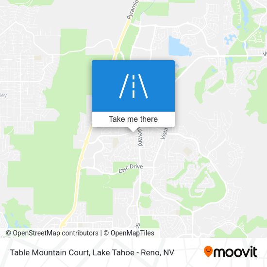 Table Mountain Court map