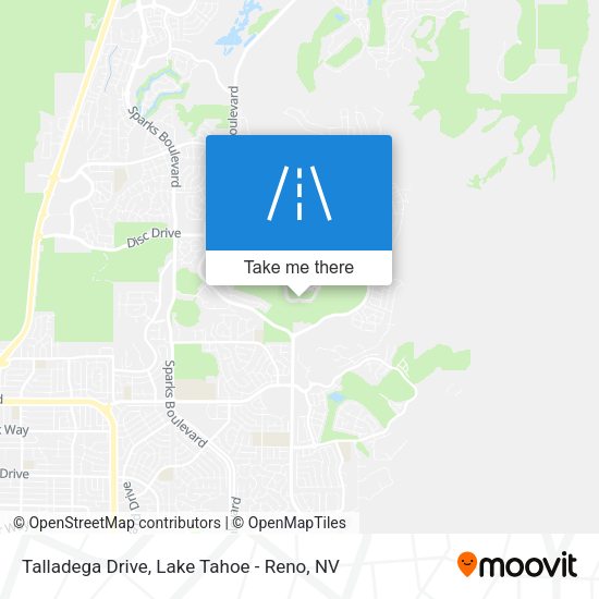 Talladega Drive map