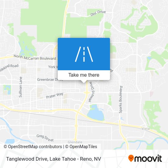 Tanglewood Drive map