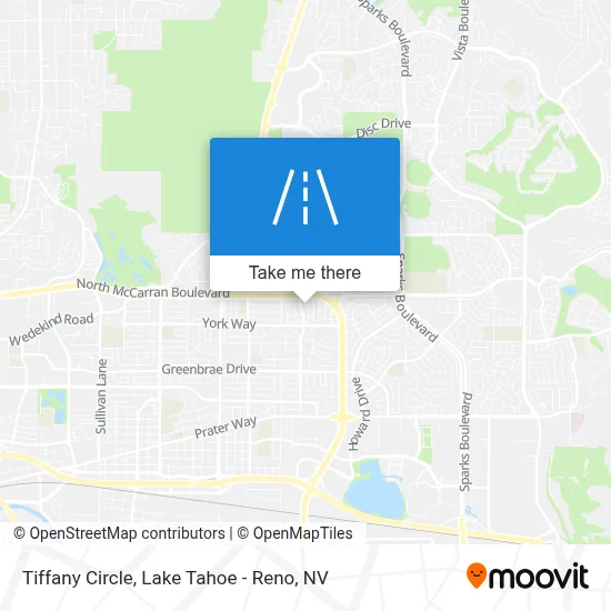Tiffany Circle map