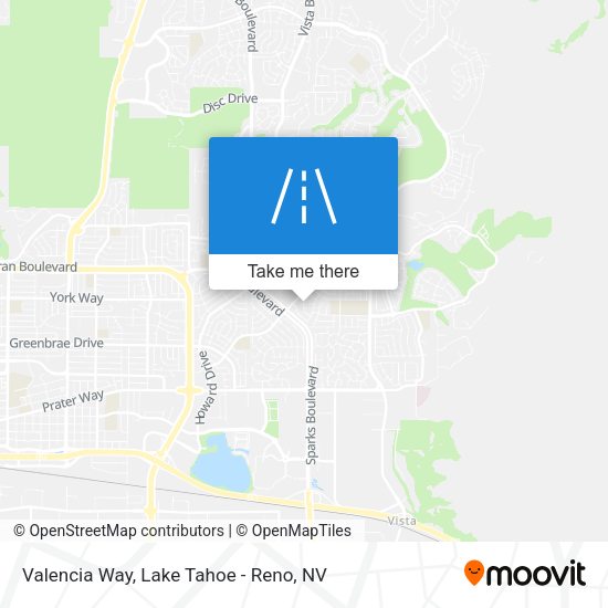 Valencia Way map
