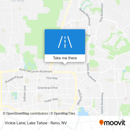 Vickie Lane map