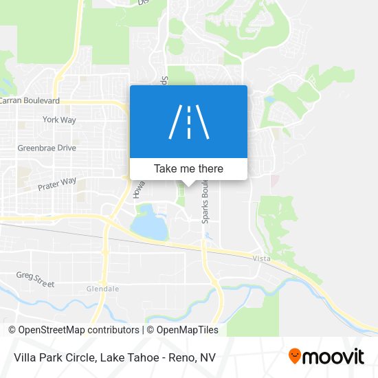Villa Park Circle map