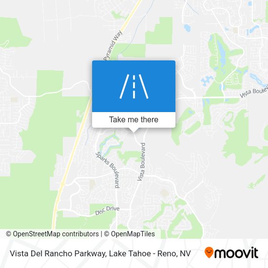Mapa de Vista Del Rancho Parkway